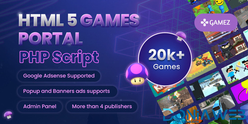 Gamez - HTML5 Games Portal PHP Script